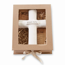 Load image into Gallery viewer, Sweet Baby Prayer Cross by Mud Pie
