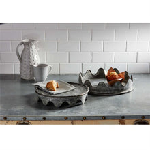 Load image into Gallery viewer, Scallop Pedestals by Mud Pie - 2 Sizes - Sold Separately