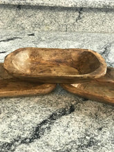 Load image into Gallery viewer, Petite Wood Dough Bowl