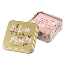 Load image into Gallery viewer, Love Notes for Mom Scripture Cards in a Tin