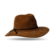 Load image into Gallery viewer, Foldable Panama Hat with Braided Band Accent
