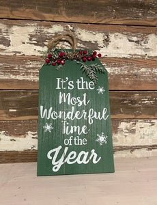 Gift Tag Hanger - Wonderful Time of Year