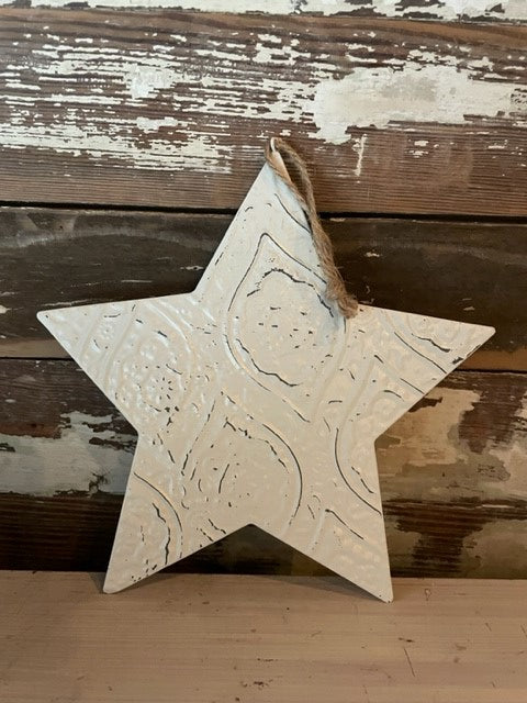 Embossed Tin Star-Large