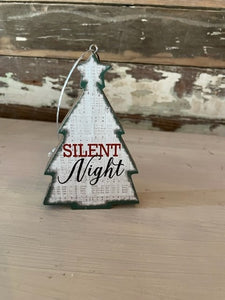 Silent Night Tree Ornament