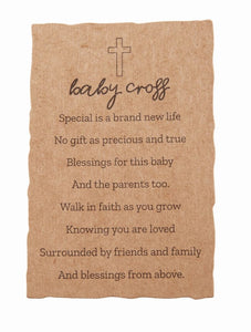 Sweet Baby Prayer Cross by Mud Pie