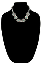 Load image into Gallery viewer, Short Concho Necklace &amp; Earring Set
