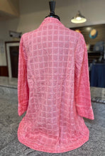 Load image into Gallery viewer, One Button Basket Weave Cardigan - Coral
