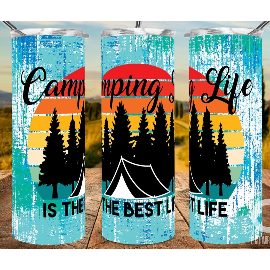 Camping Life Is The Best Life - Slim Tumbler – A Daughters Dream