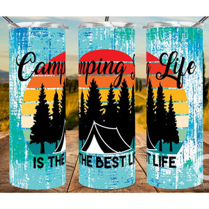 Camping Life Is The Best Life - Slim Tumbler
