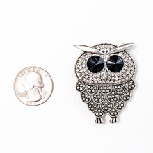Load image into Gallery viewer, Attractables - Jewelry for your Purse - Silver Owl
