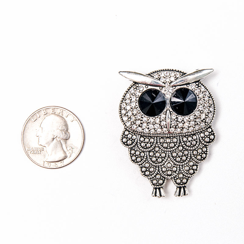 Attractables - Jewelry for your Purse - Silver Owl