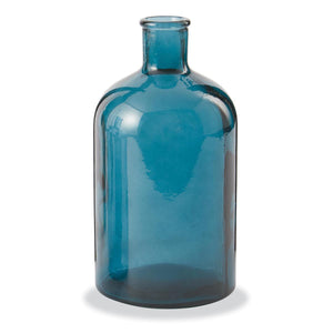 Blue Bottle Vase by Mud Pie