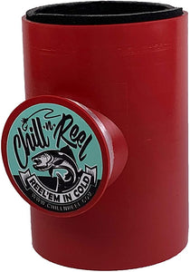 Chill-N-Reel Original Insulated Hard Shell Can Cooler with Attached