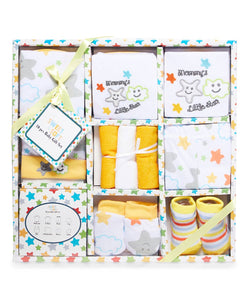10pc Baby Gift Box Set - Stars & Clouds