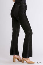 Load image into Gallery viewer, Umgee Knit Pull-On Flare Pant in Black
