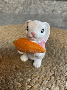 Bunny Figurine with Carrot
