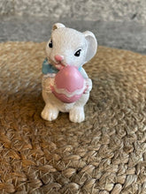Load image into Gallery viewer, Bunny Figurine with Pink Egg
