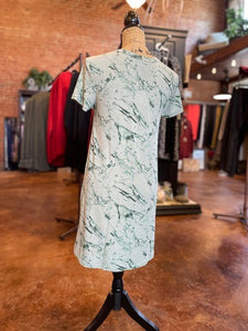 Short Sleeve Casual Dress - Sage