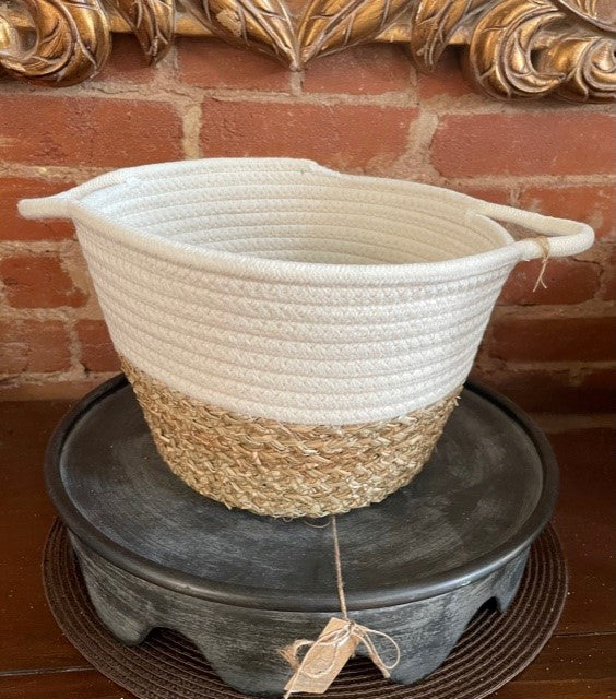 Wicker & Woven Rope Basket – A Daughters Dream Boutique