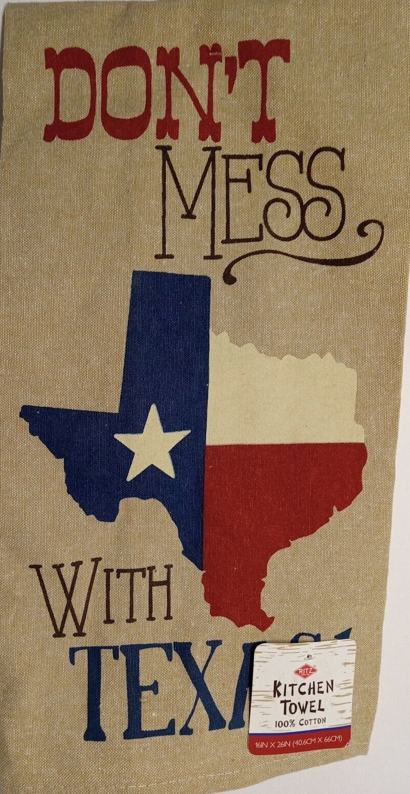 Don't Mess with Texas Kitchen Towel